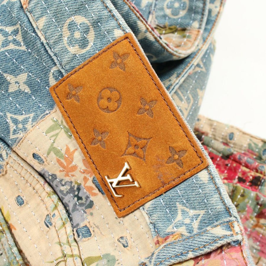 路易威登 (LOUIS VUITTON) 破洞喇叭褲 #30 RM222 JF0 HND90W LV-7