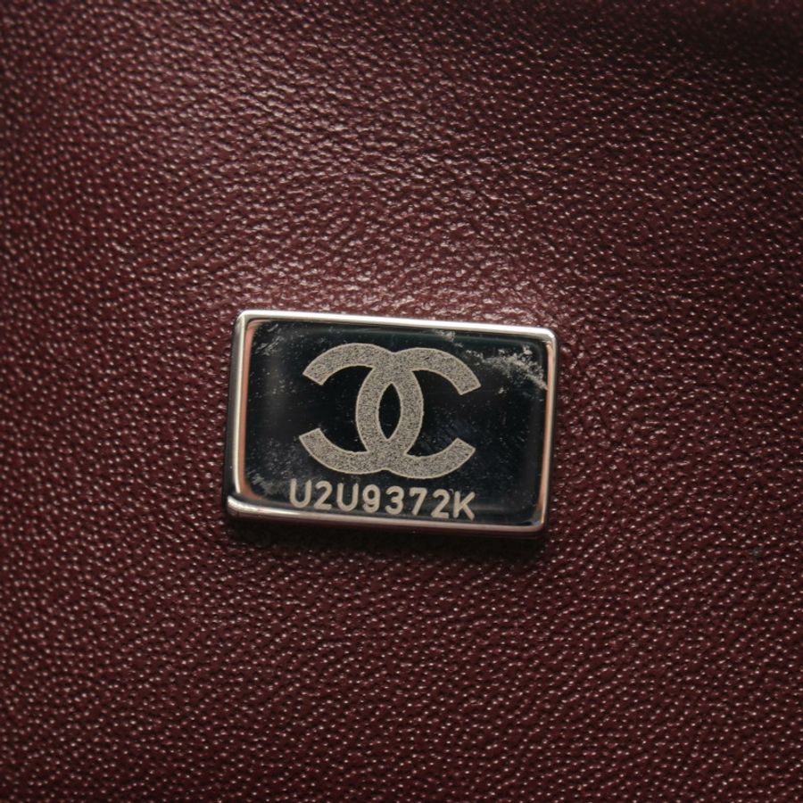 香奈兒 (CHANEL) Matelasse 雙蓋鏈條肩背包 A01112 羊皮黑色 SHW 二手-4