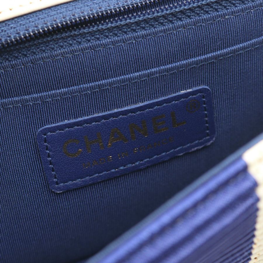 香奈兒 (CHANEL) Mini Matelasse 20 褶皺鏈條肩背斜背包 A69900 皮革 GHW-3