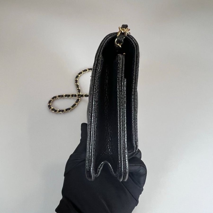 CHANEL WOC包荔枝黑金 AP0250/晶片款-2