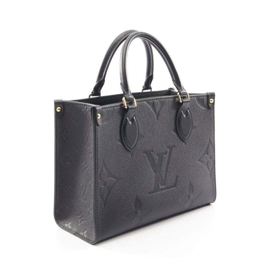 路易威登 OnTheGo PM 斜背包 M45653 Monogram Empreinte 黑色 二手-1