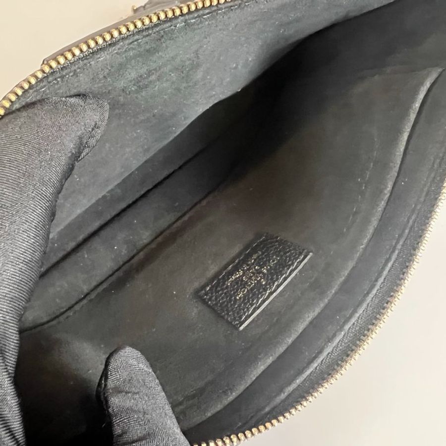 LV M80399/ 黑壓紋二合一麻將包-7
