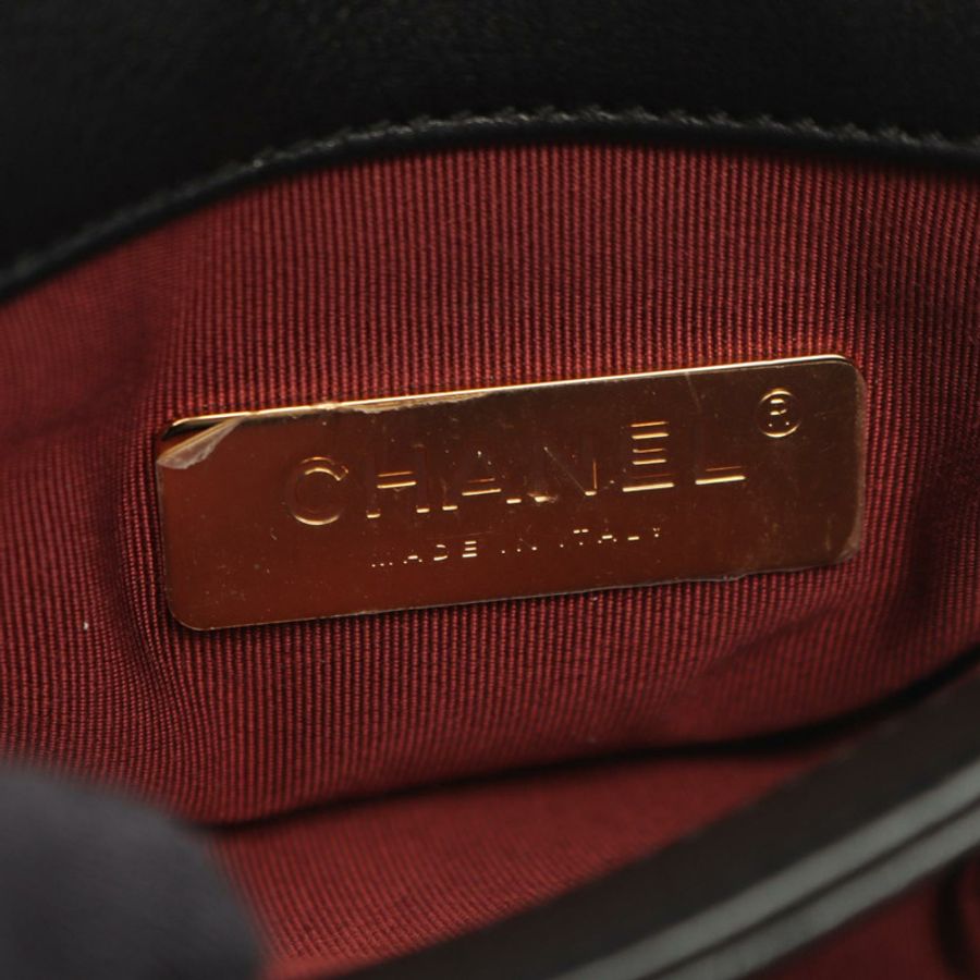 香奈兒 (CHANEL) 絎縫鏈條肩背斜背包 AS1170 羊皮黑色 二手 金色五金-3