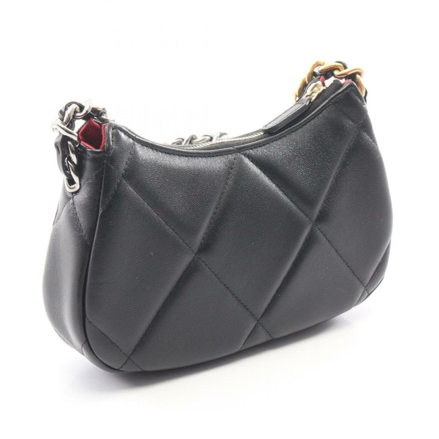 香奈兒 Chanel 19 Matelasse 小號 Hobo 鏈條肩背包 AP3676 羊皮黑色-1