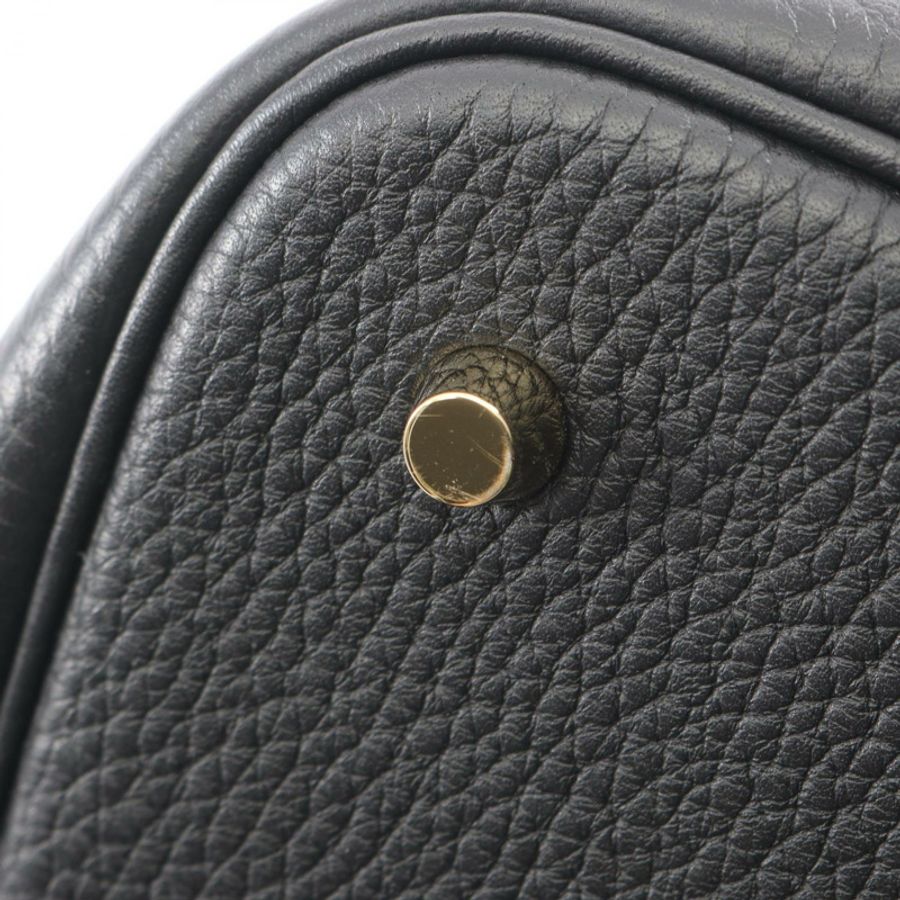 愛馬仕 Picotin Lock MM 手提包 Taurillon Clemence Taurillon Clemence 黑色二手女士-6