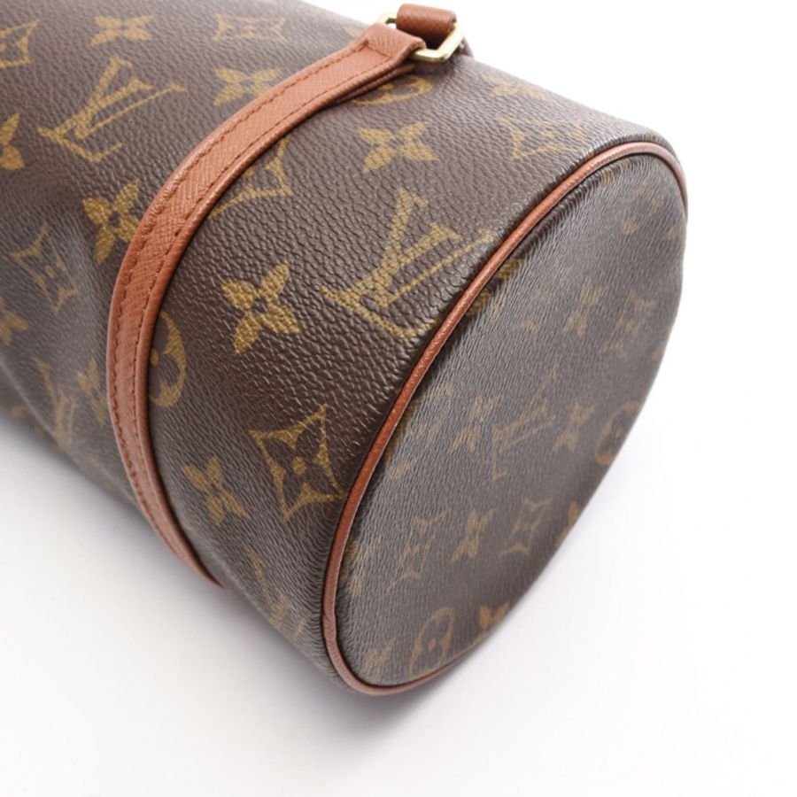 路易威登 Papillon 26 舊式單肩背包 M51366 Monogram 棕色皮革-5