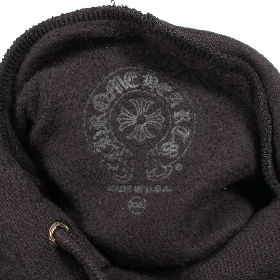 CHROME HEARTS 馬蹄鐵拉斯維加斯獨家黑色棉質連帽衫，男款，二手。-2