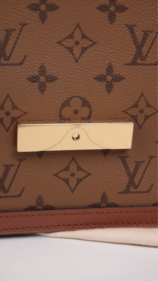 LV Dauphine达芙妮老花中号单肩包-13