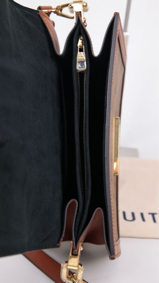 LV Dauphine达芙妮老花中号单肩包-27