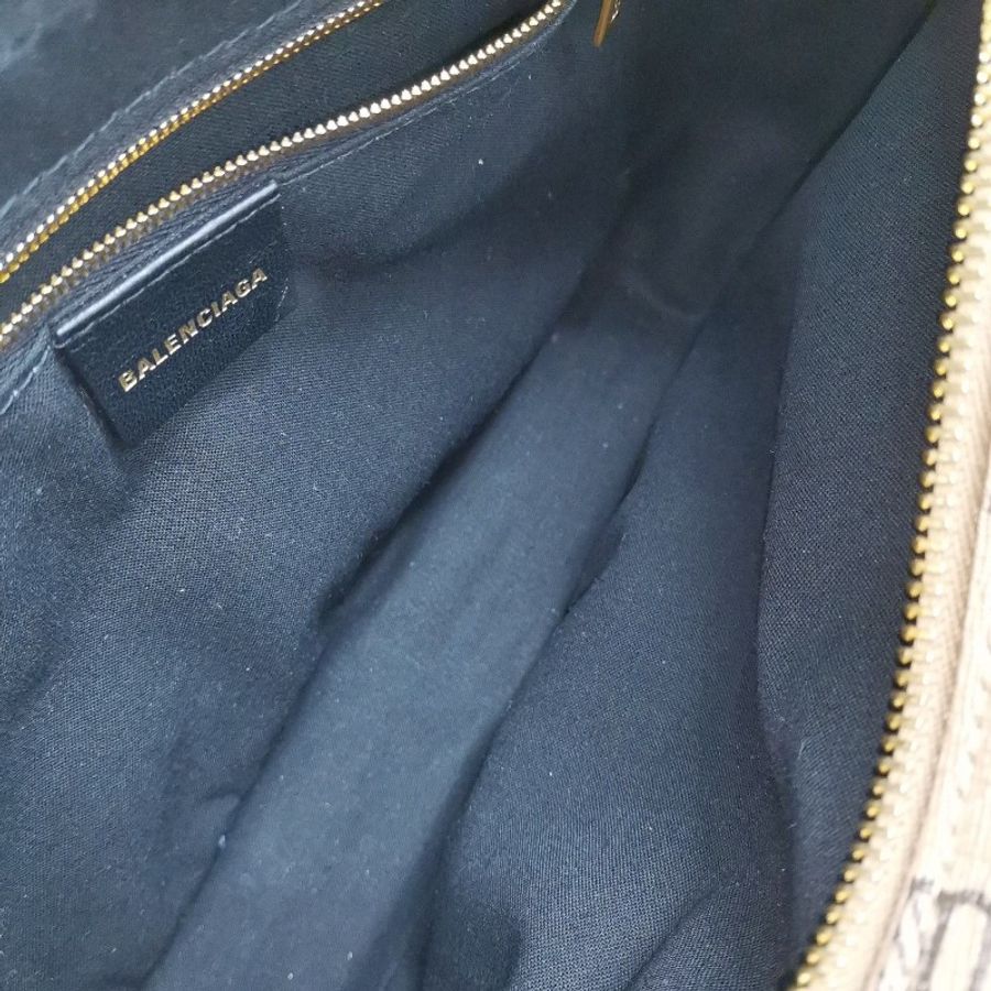Balenciaga logo 徽標老花帆布相機包 斜背包-8