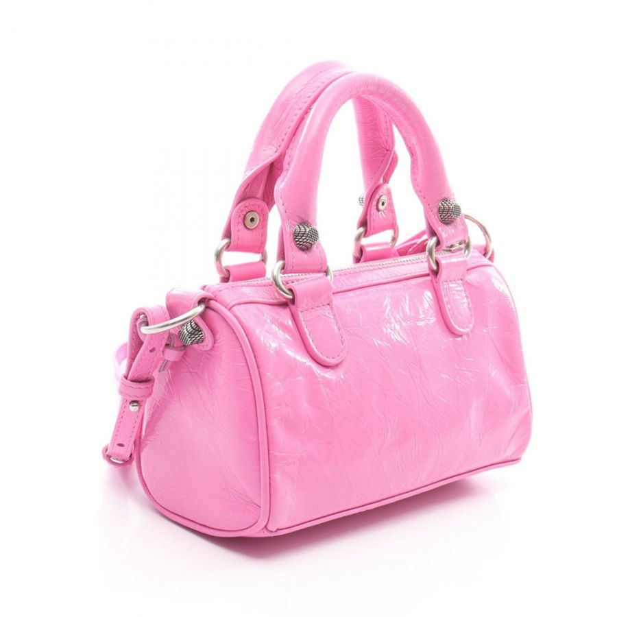 BALENCIAGA Le Cagole Nano Duffel 斜背包 7925992AA6T5908 皮革 粉紅色-1