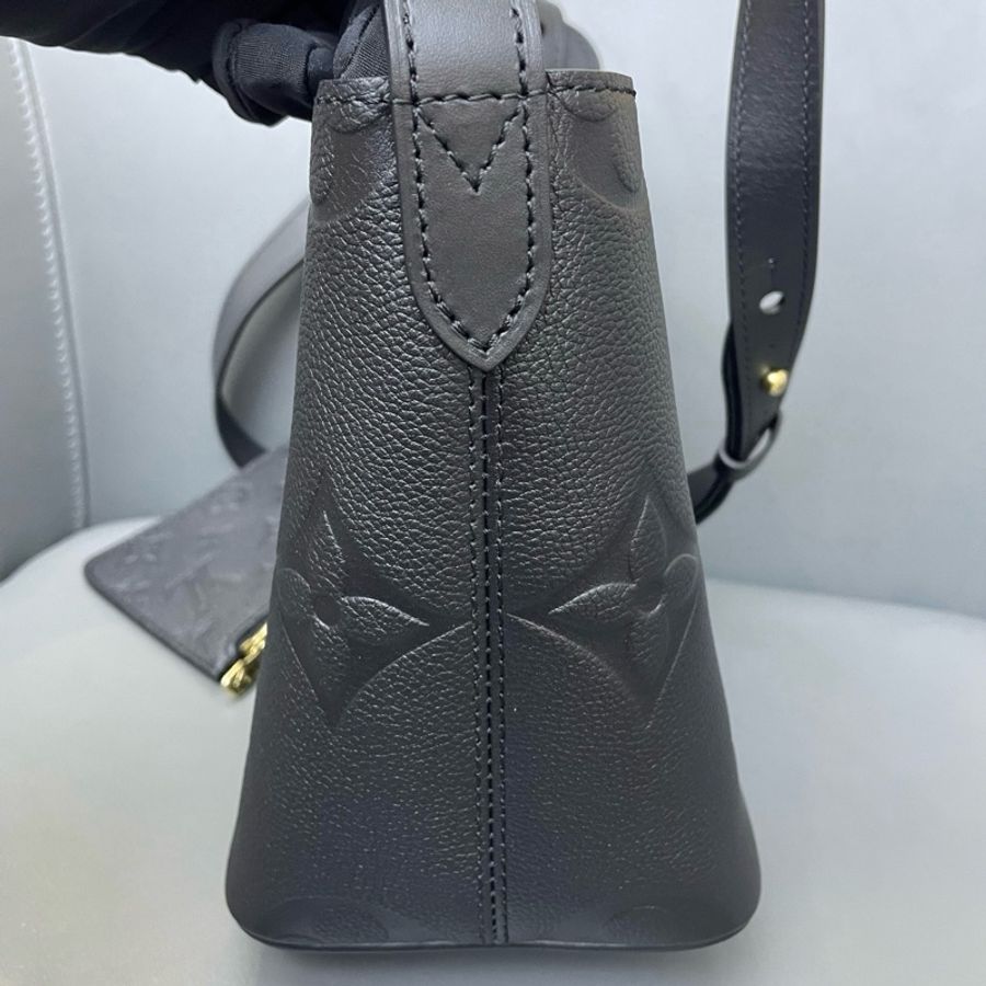 路易威登LV allin BB 黑色 全皮 水桶包斜背包子母包-4