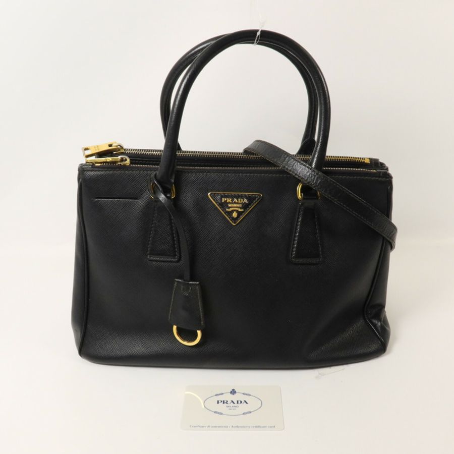 PRADA Saffiano皮革Galleria手挽肩背兩用袋-11