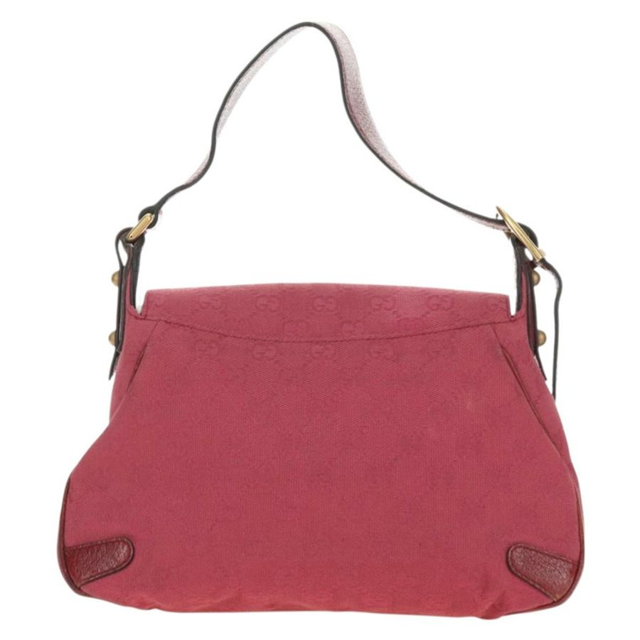 【日本直送】GUCCI GG帆布馬銜扣手提包 粉金 120984 正品 189295V-1