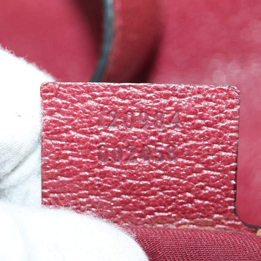【日本直送】GUCCI GG帆布馬銜扣手提包 粉金 120984 正品 189295V-10