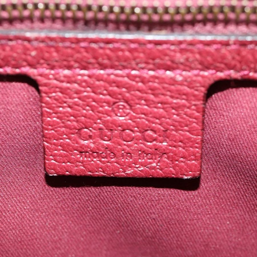 【日本直送】GUCCI GG帆布馬銜扣手提包 粉金 120984 正品 189295V-19