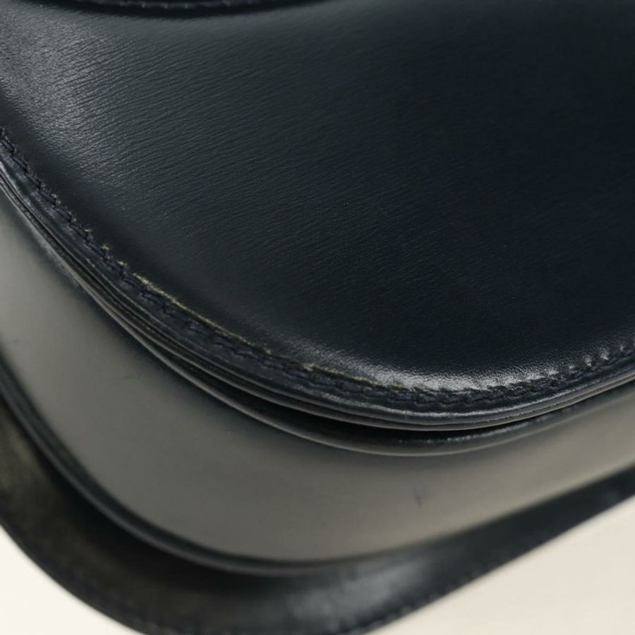 【日本直送】GUCCI 鏈條單肩包 皮革 海軍藍 金色 004 406 0473 正品 ep15047V-15