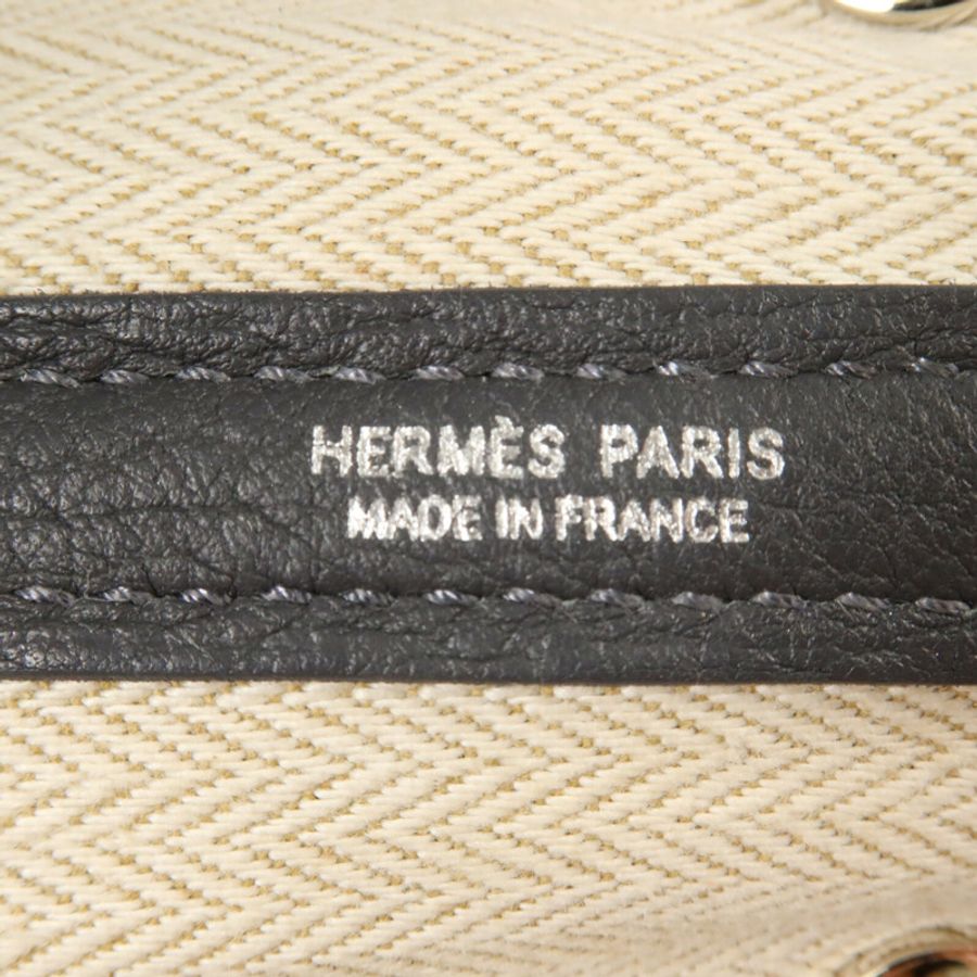 HERMES Negonda皮革Garden Party TPM手挽袋Ardoise-5