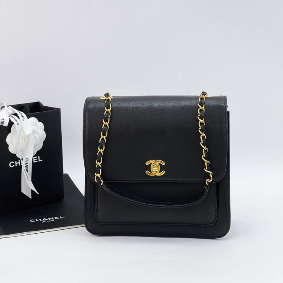 CHANEL VINTAGE 翻蓋包 保卡款-0
