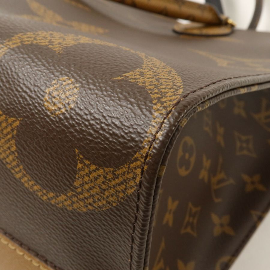LOUIS VUITTON Monogram Giant On The Go MM手挽肩背兩用袋-10