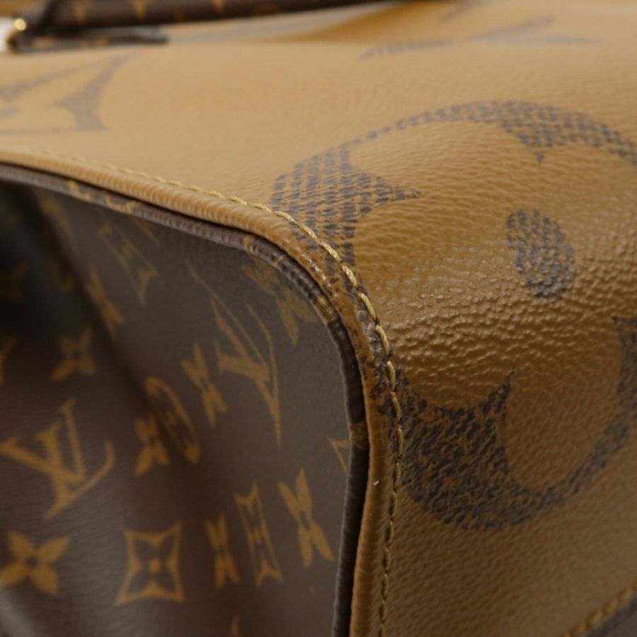 LOUIS VUITTON Monogram Giant On The Go MM手挽肩背兩用袋-11
