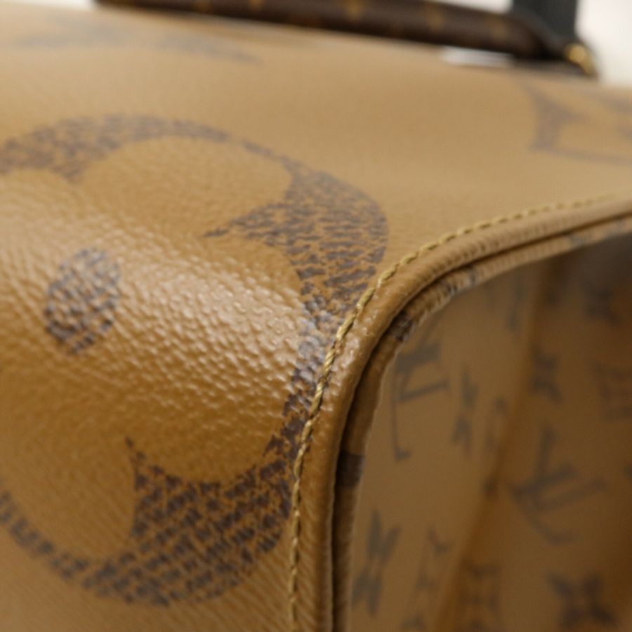 LOUIS VUITTON Monogram Giant On The Go MM手挽肩背兩用袋-12