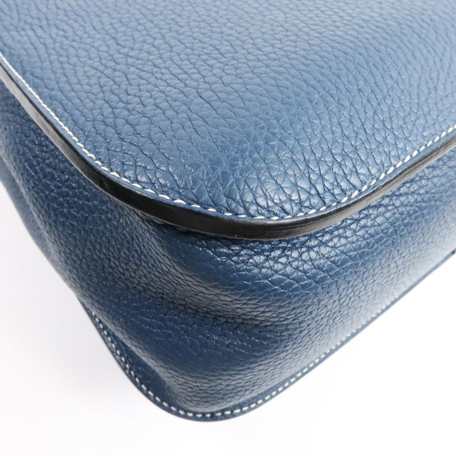 HERMES Clemence皮革Halzan 31手挽肩背兩用袋Colvert-11