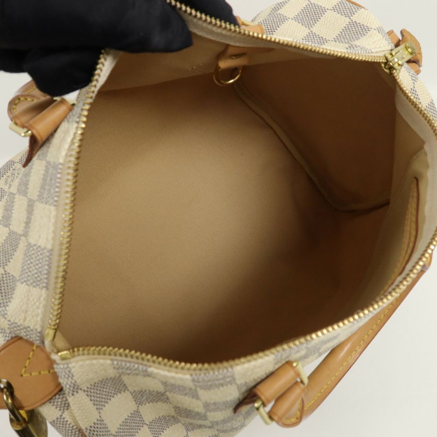LOUIS VUITTON Damier Azur Speedy 30手挽袋-4