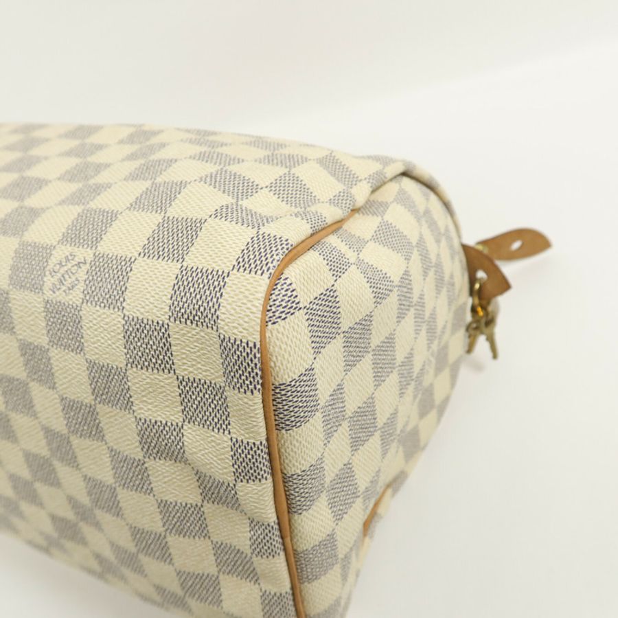 LOUIS VUITTON Damier Azur Speedy 30手挽袋-12