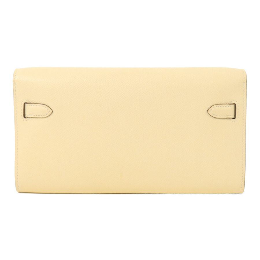 HERMES Epsom皮革Kelly To Go肩背袋Nata/Jaune Poussin-1