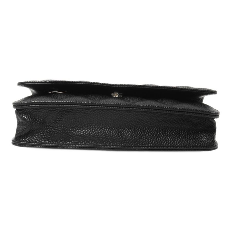 CHANEL 牛皮皮革WOC Wallet On Chain鏈帶肩背袋-3