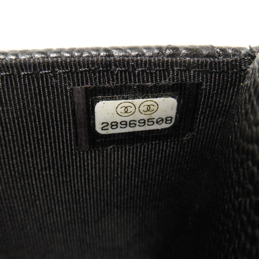 CHANEL 牛皮皮革WOC Wallet On Chain鏈帶肩背袋-7
