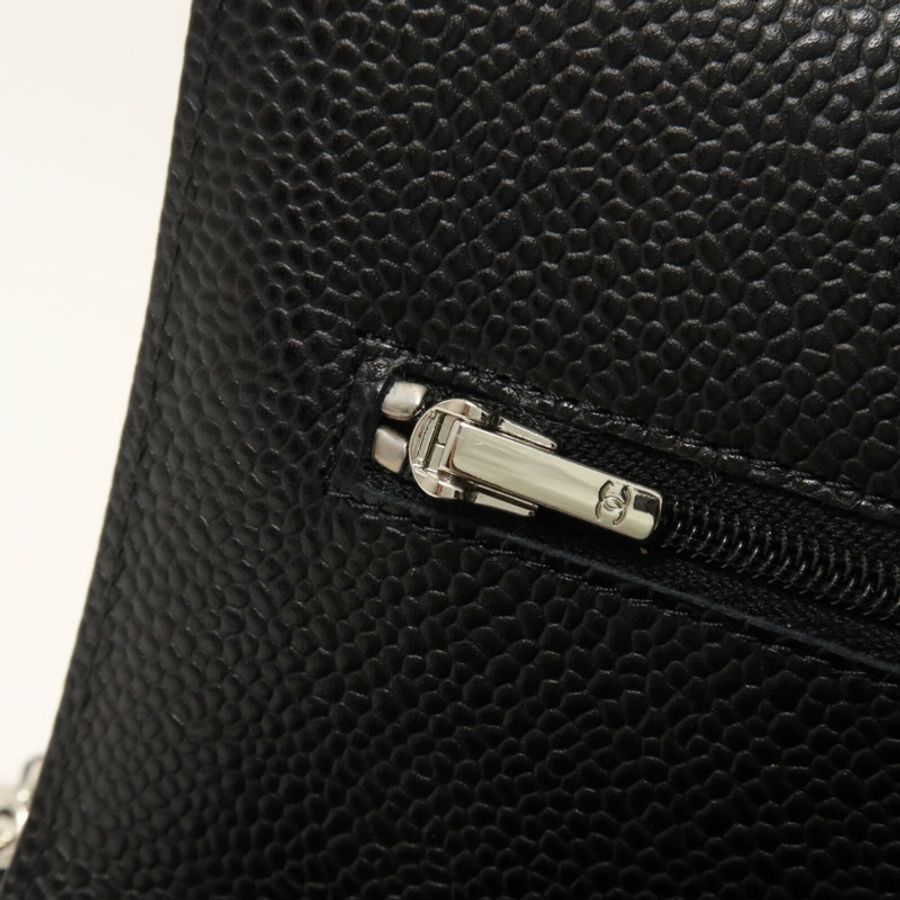 CHANEL 牛皮皮革WOC Wallet On Chain鏈帶肩背袋-12