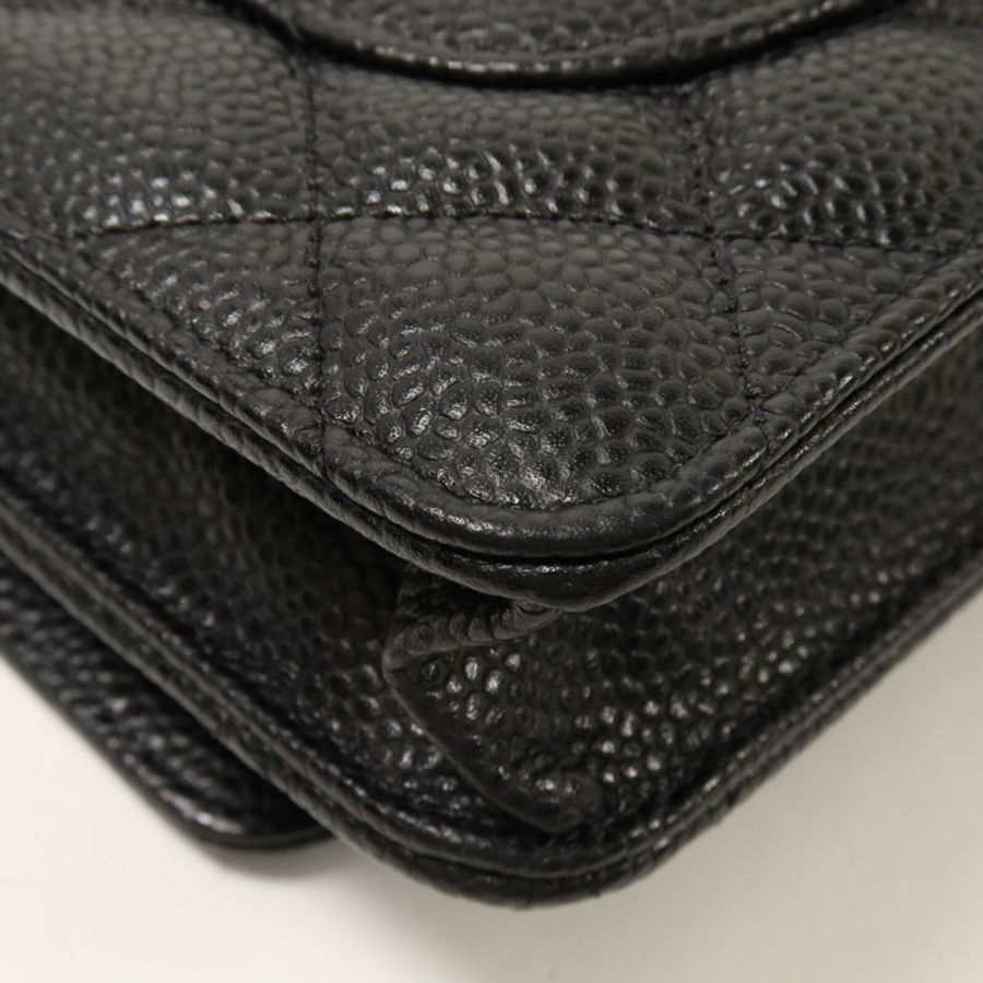 CHANEL 牛皮皮革WOC Wallet On Chain鏈帶肩背袋-15