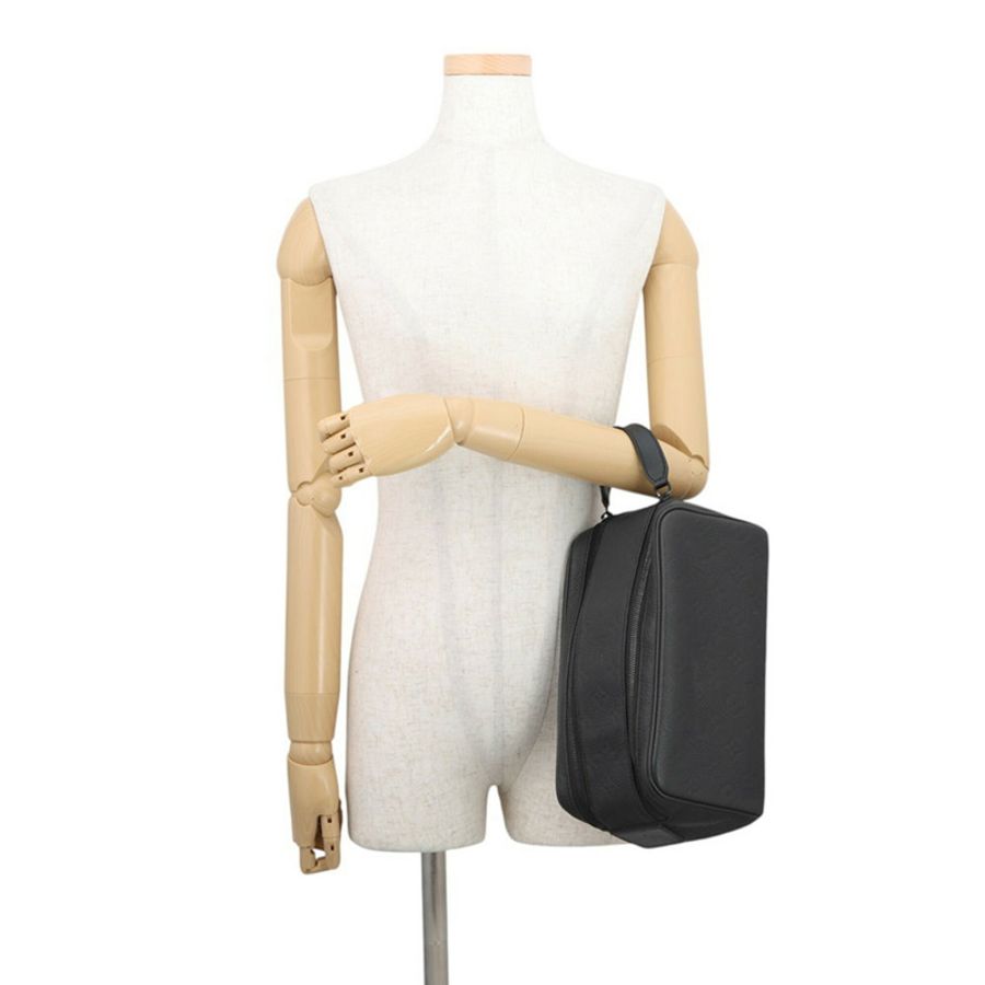 路易威登 手拿包 Monogram Taurillon Dopp Kit M59478 手提包袋黑色 男士 LOUIS VUITTON 路易威登-3