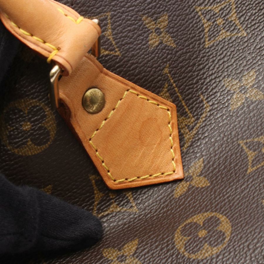 路易威登 Speedy 30 手提包 M41526 Monogram 皮革棕色二手女士-9