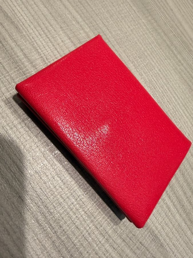 hermes calvi duo 桃紅色-3