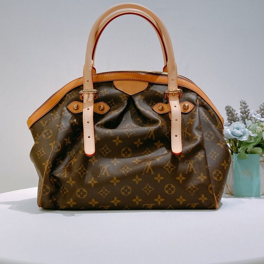 TW4917  Louis Vuitton 路易威登 托特單肩包 可調節長度Tivoli GM Monogram Canvas Brown x GHW-1