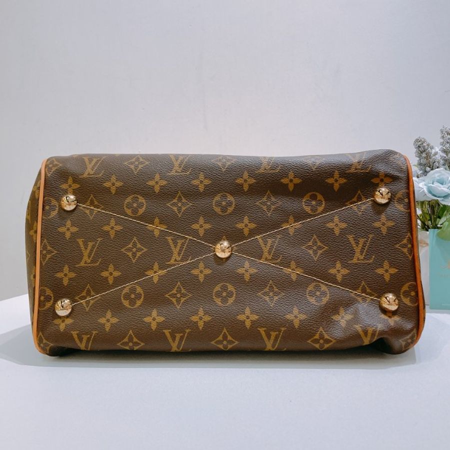 TW4917  Louis Vuitton 路易威登 托特單肩包 可調節長度Tivoli GM Monogram Canvas Brown x GHW-4
