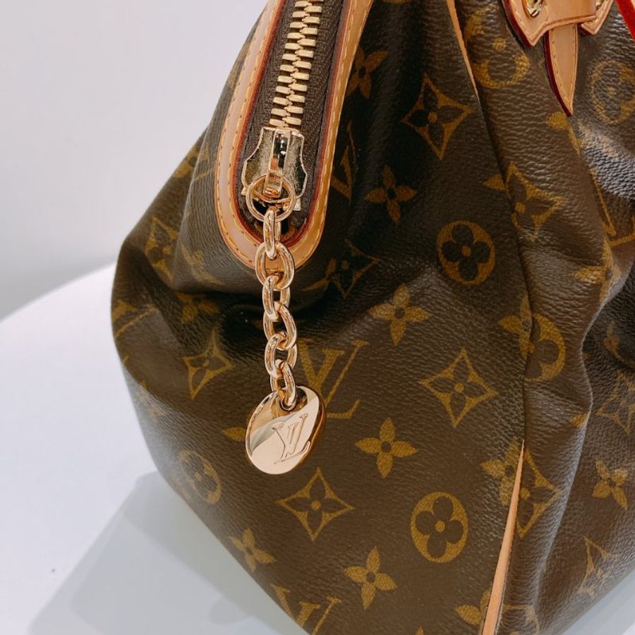 TW4917  Louis Vuitton 路易威登 托特單肩包 可調節長度Tivoli GM Monogram Canvas Brown x GHW-9
