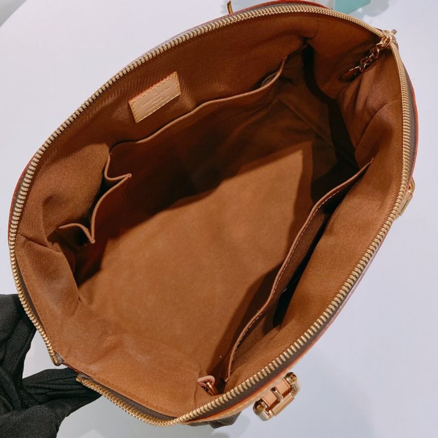 TW4917  Louis Vuitton 路易威登 托特單肩包 可調節長度Tivoli GM Monogram Canvas Brown x GHW-15