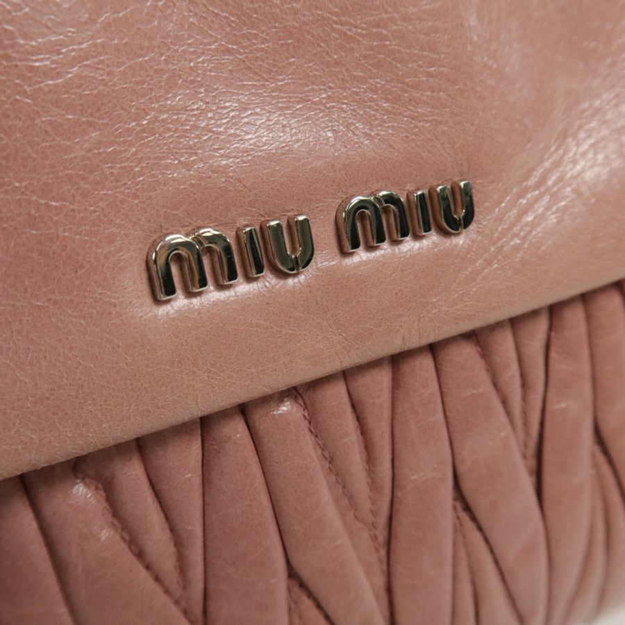 Miu Miu 牛皮皮革Shoulder Bag肩背袋-5