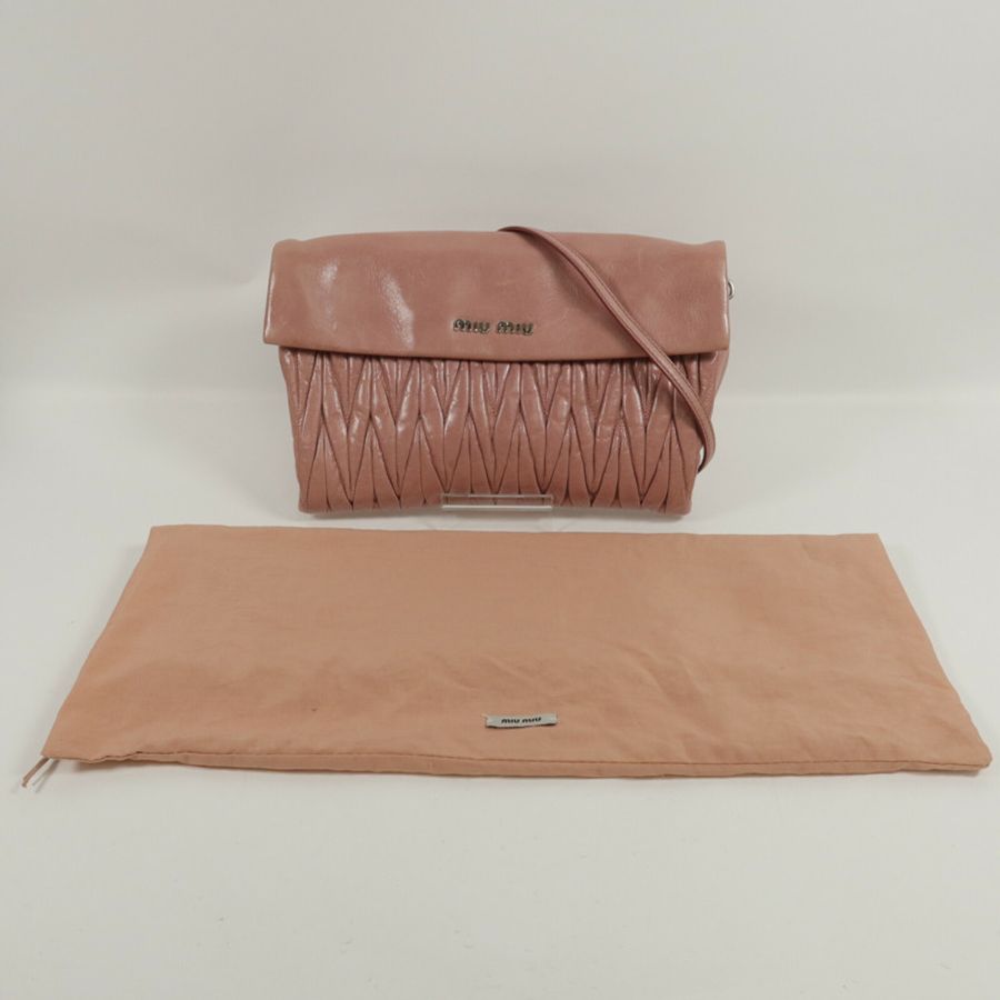 Miu Miu 牛皮皮革Shoulder Bag肩背袋-15
