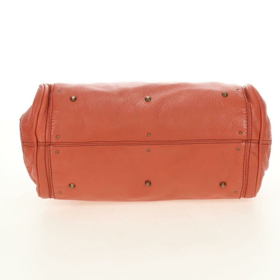 【日本直送】Chloe Paddington 手提包,橙色、金色、銀色皮革,正品 am12020SAM-4
