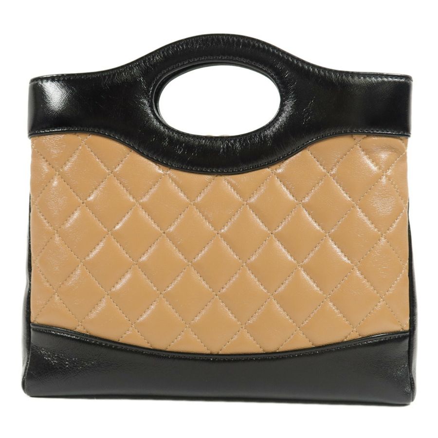 CHANEL 牛皮皮革31 Mini Shopping Bag鏈帶肩背袋-1