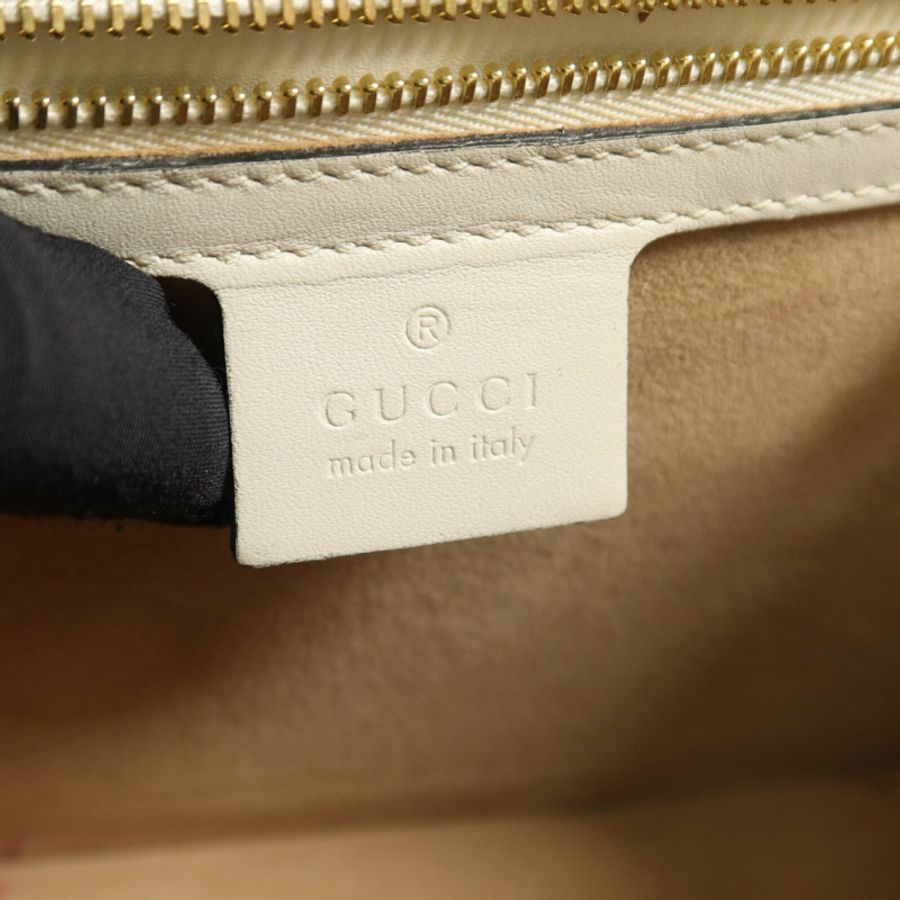 GUCCI 牛皮皮革Sylvie肩背袋-9