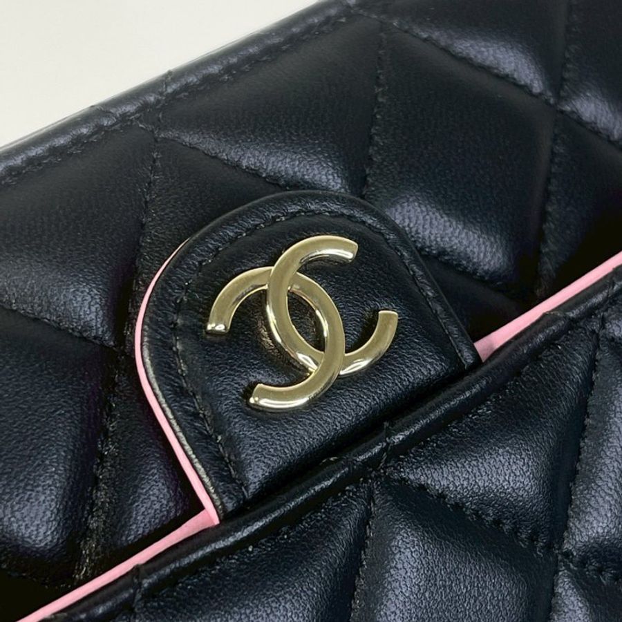 CHANEL HANDLE 手機包 芯片款-8