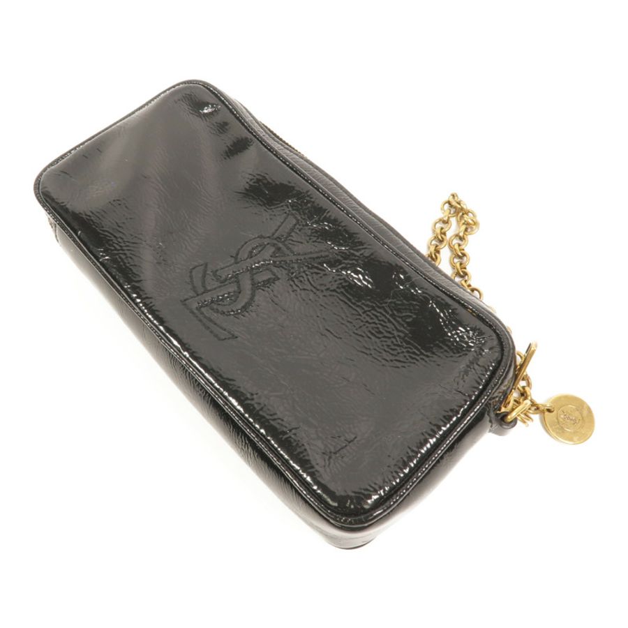 SAINT LAURENT 漆皮皮革Patent Belle De Jour手拿包-4