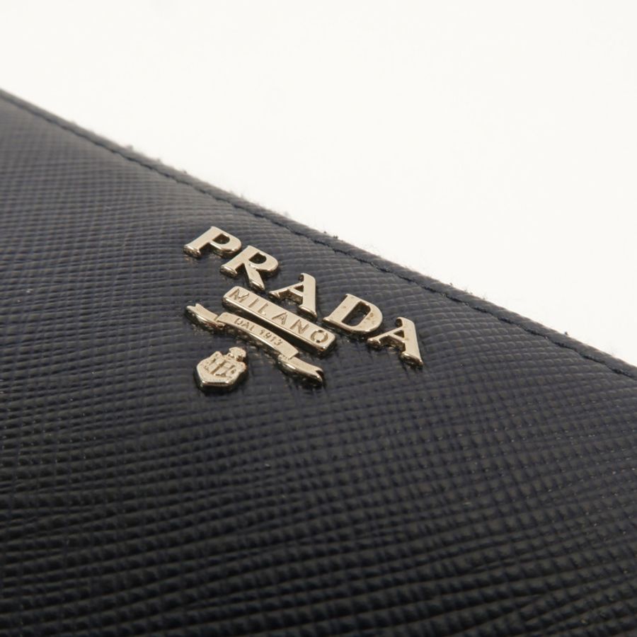 PRADA Saffiano皮革Long Wallet長錢包-9