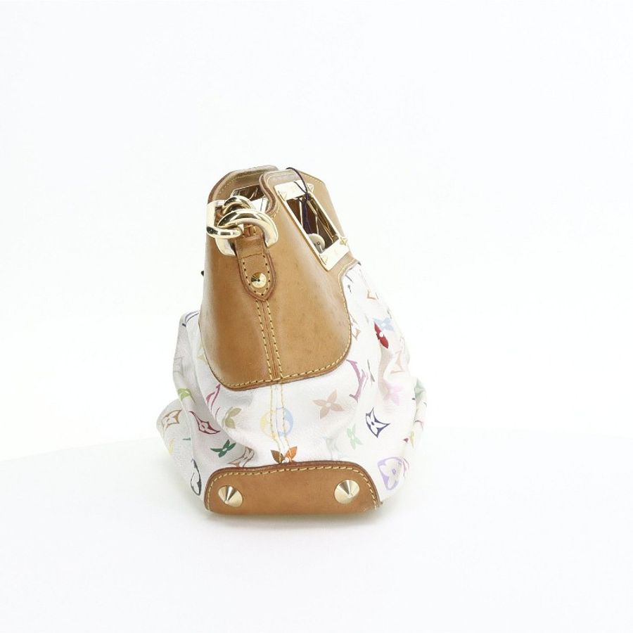 LOUIS VUITTON/路易威登Judy 白三彩 時尚潮流百搭簡約手提包-1